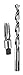 Century Drill & Tool 93202 1/4-18 NPT Tap and 7/16" Drill Combo Pack