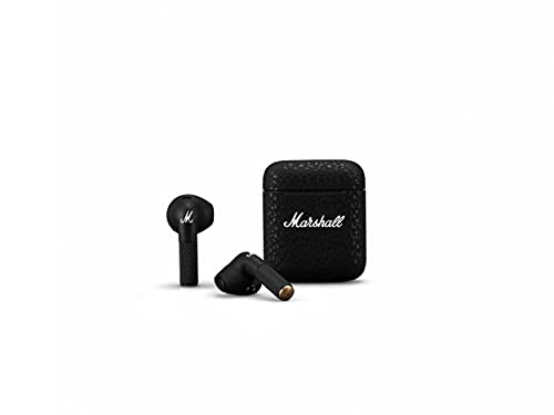 Marshall 完全ワイヤレスイヤホン Minor Ⅲ ブラック aptX対応/Qi充電対応/通話対応 【国内正規品】