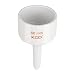 XCD Porcelain Buchner Filter Funnel with 6 cm O.D. & 5.4 cm I.D.for Laboratory, 60 mm