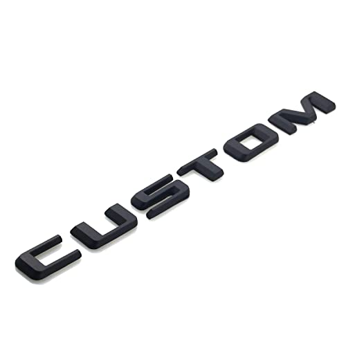 1X Custom Letters Emblems 3D Tailgate Decals Sticker Replacement For 2019-2020 Silverado Badge (Matte Black) #TOP2