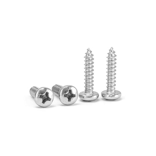 Tornillos autorroscantes Boltrox 50 piezas M2.2 acero inoxidable