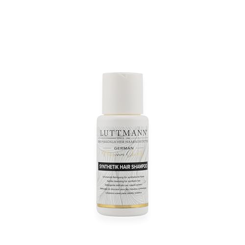 LUTTMANN® Synthetic Hair Wig Care - Shampoo - Qualità tedesca Premium per parrucche e parrucchini in capelli sintetici - assicura freschezza e facilità di pettinatura (50 ml)