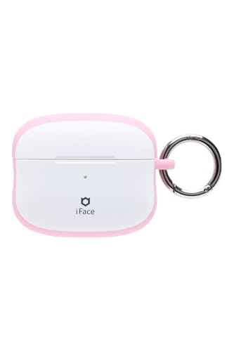 iFace First Class AirPods Pro ケース 第2世代/第1世代 専用 (パステルピンク/ホワイト)【カラビナ付き アイフェイス airpodsプロケース airpodsぷろケース 第一世代 第二世代】
