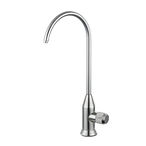 Robinet d'eau potable en acier brossé avec bec col de cygne premium - 2