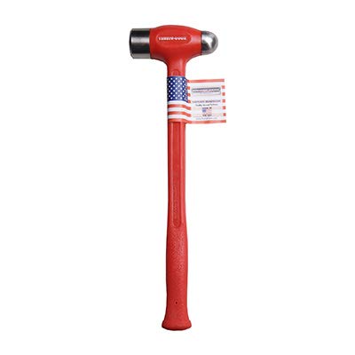 Trusty-Cook Ball Peen Dead Blow Hammer (50oz, Red)