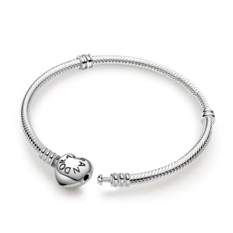 ZHUOMOT Charm Armband Silber 925 Damen Armbänder Moments Schlangenketten Armband Herz Bettelarmband 18 cm Silber Anhänger Bracelet Geburtstags Weihnachten Geschenk für Frauen Freundin Mama