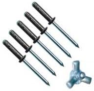 Bryke Racing Small Head Black Exploding Pop Rivets 250ct