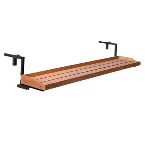 Mesa plegable para balcón – Escritorio colgante para patio al aire libre, estable y soporte de carga, perfecto para balcones, jardín, diseño que ahorra espacio