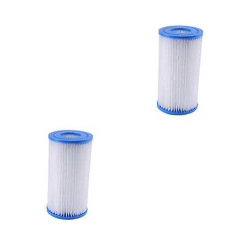 Yardwe 2 Piezas Bomba de Agua para el Elemento filtrante de la Piscina filtros de Piscina Nadar filtrar colador Filtro de Agua de la Piscina Filtro de Bomba de Agua de Piscina Abdominales