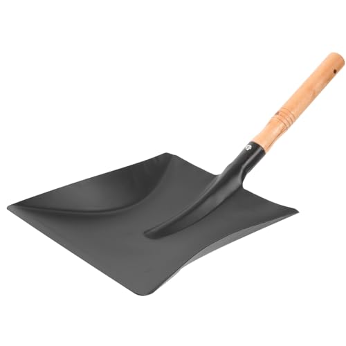 TOYZFRIENDY Pala De Hierro Mango De Madera para Jardinería Exterior, Pala Pequeña Multifuncional para Excavar Tierra, Herramienta Práctica y Portátil para Huerto y Jardín