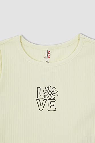 DeFacto T-shirt à manches courtes pour fille - T-shirt pour enfant et fille - Image 3