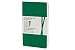 Moleskine Volant Notebook (Set of 2 ), Pocket, Ruled, Emerald Green, Oxide Green, Soft Cover (3.5 x 5.5)