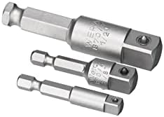 Wera 05073200001 870/4 Adaptor Set - Silver (7-Piece)