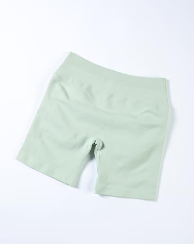 Image of AUROLA Influence Workout Shorts for Women,2.5 3.5 4.5 5.5 6.5 No Roll Up Squat Proof Scrunch Seamless Compression Gym Short