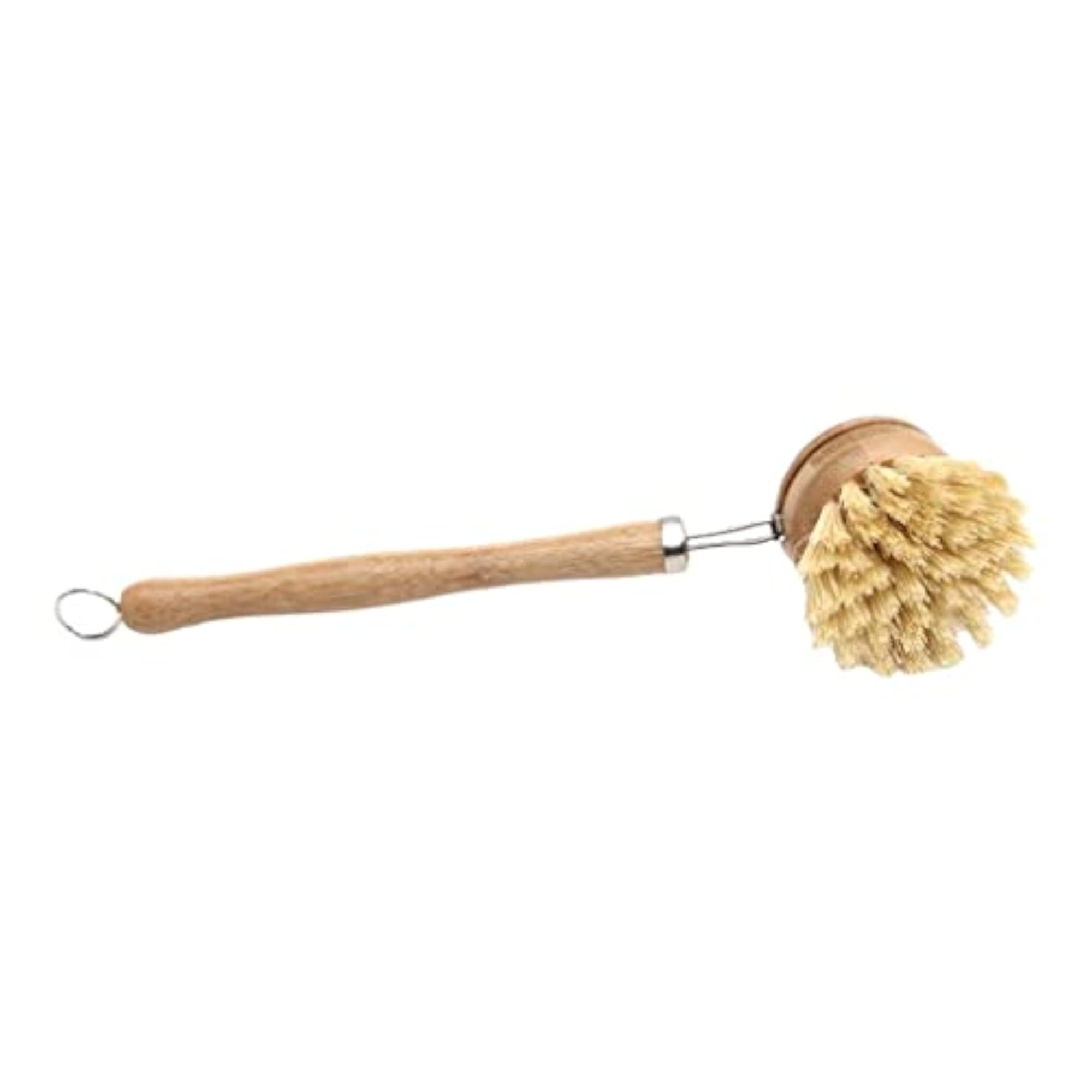 Dish Brush with Wooden Handle and Nylon Bristles