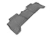 3D MAXpider Second Row Custom Fit All-Weather Floor Mat for Select Toyota Tacoma Models - Kagu Rubber (Gray)