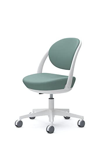 オカムラ パラベル パーソナルチェア 在宅ワーク対応 5本脚ウレタンキャスター ホワイト セージ 8CBAEW-FKY6