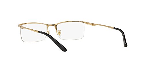 Image of Ray-Ban Men Clear Lens Rectangle Frames - 0RX6323I