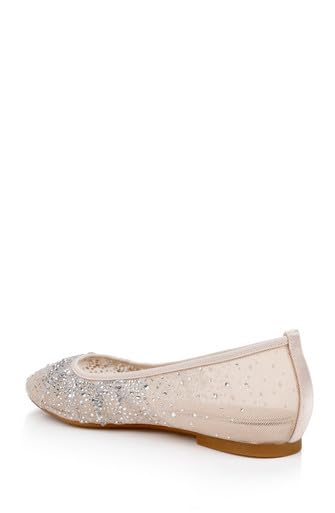 Jewel Badgley Mischka Nuala Mesh Flats4