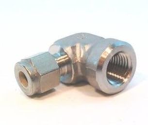 SWAGELOK SS-400-8-4 1/4" Tube OD X 1/4" Female NPT, Female Elbow, Stainless Steel, Tube Fitting