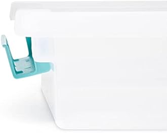 Sterilite Large Clip Storage Box Container (12 Pack) + Small Clip Box (6 Pack)