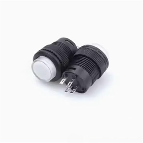 Interruptor de 16mm con bloqueo para paneles de control y simulación con luz verde 2