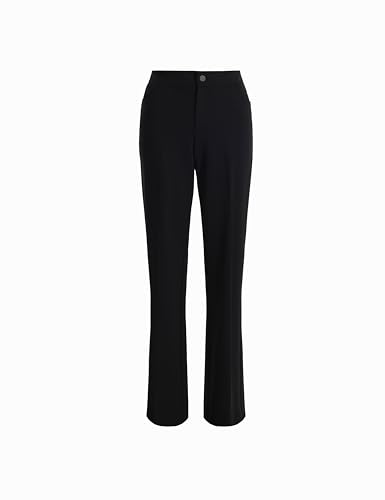 Anne Klein Women's Petite Stretch Bootcut Pant, Black