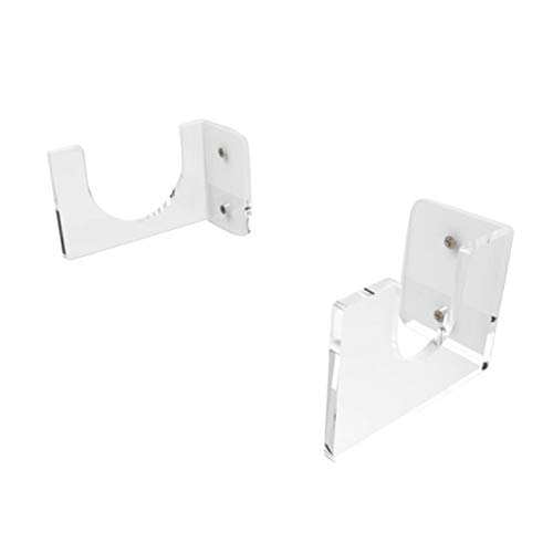 2 Pcs Acrylic Baseball Bat Wall Mounted Holder Softball Bats Display Rack Living Room Store Collection Bracke