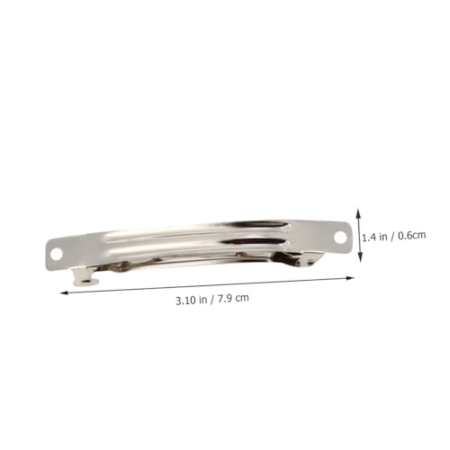 Pinces françaises solides lot de barrettes argentées pour création DIY durable