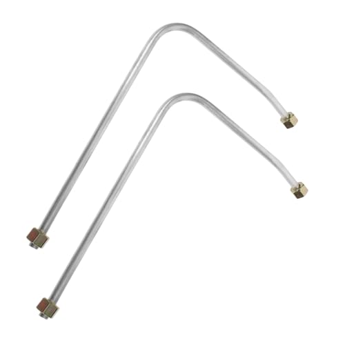 Gatuida 2 piezas de manguera de aire comprimido de aluminio para hardware 2