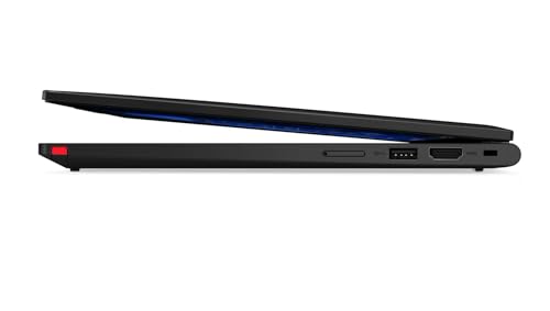 Image of Lenovo ThinkPad X13 2-in-1 Gen 5 Laptop with Intel Core Ultra 7 155U Processor, 13.3 inch WUXGA, Touch Display, 16GB RAM, 1TB SSD, Pen, 5MP RGB+IR Cam, Integrated Intel Graphics, FP Reader, and Win 11Pro