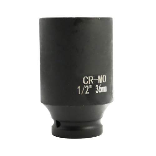Image of Flewdart 41mm deep Impact Socket 1/2 Drive, 41 mm 1/2" Square Drive 6 Point Cr-Mo, 78mm Length (1/2 36mm)