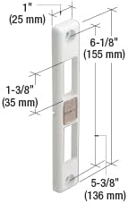 Miniatura 2 de C.R. LAURENCE HA0208W CRL Milgard - Portapuertas