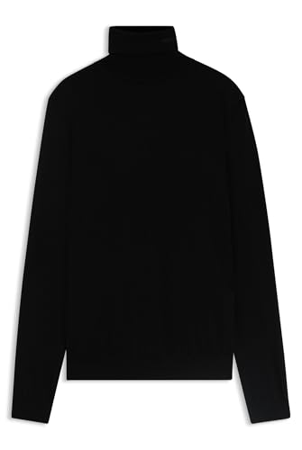 HUGO Herren San Thomas-M Regular-Fit Rollkragenpullover aus Schurwolle...