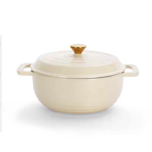 ROVSUN 5-qt Enameled Cast Iron Dutch Oven with Lid