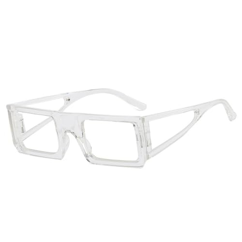 Lunettes de soleil carrées anti-éblouissement UV400 monture rétro punk double couleur