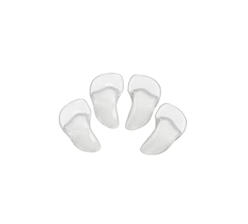 Ipetboom 2 Pairs Arch Support Pads for Shoes Silicone Gel Inserts Large Size Foot Reusable