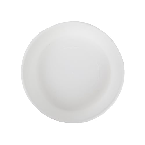 The HC Companies SLI12000A10C012LRDWQ Klassischer runder Untersetzer aus Kunststoff, 30,5 cm, Weiß