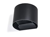 kreon nuit Moderna illuminazione per esterni a LED: lampada per facciate - L'applique da giardino a LED Kreon 2x3W è una soluzione di illuminazione per esterni moderna ed elegante. L'elegante alloggiamento nero si abbina magnificamente all'illuminazione LED bianca neutra con una temperatura di colore di 4500K, offrendo un risultato sorprendente e moderno. È ottimo per illuminare facciate, giardini e terrazzi.