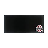 OTM Essentials Ohio State University Classic Cloth Desk Mat, Durable Office Supplies, Non-Slip Base, Responsive Desk Pad with Smooth Cloth Surface, Black