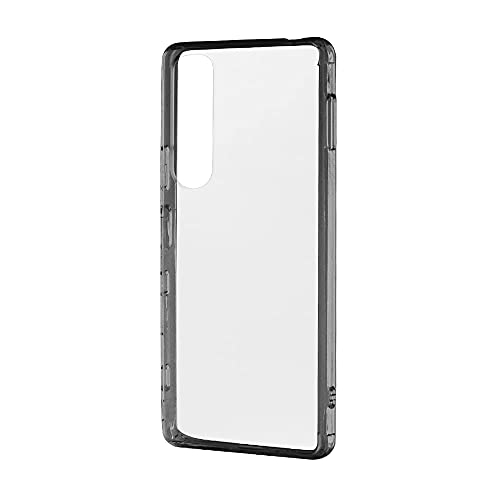 ラスタバナナ Xperia1 III専用 SO-51B ケース カバー ハイブリッド TPU+PC クリアブラック 透明 エクスペリア1 マーク3 スマホケース 6136XP13HB