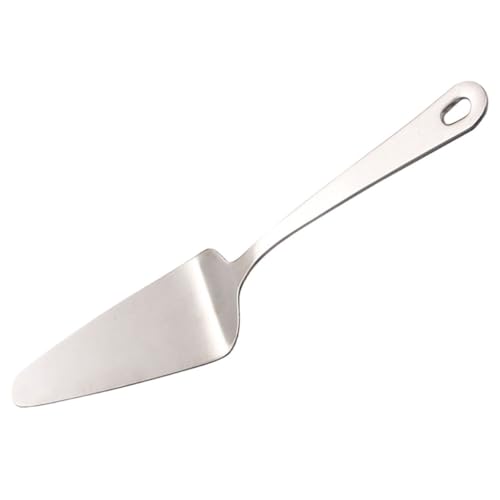 Ipetboom Espátula para Pizza y Pastel de Acero Inoxidable Pala de Horneado Portátil Diseño Ergonómico Antideslizante Herramienta Práctica para Cocina y Repostería
