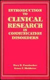 Introduction to Clinical Research in Communication Disorders 1565932196 Book Cover