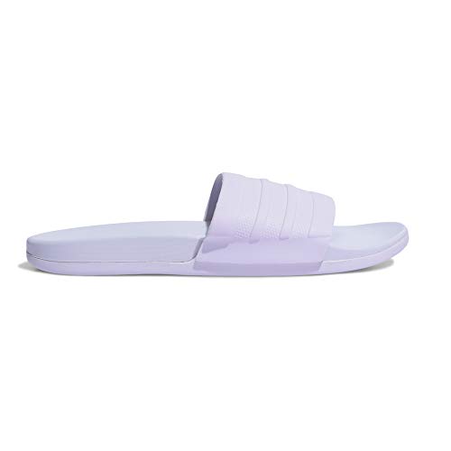 Image of Adidas womens Adilette Comfort PURPLE TINT /PURPLE TINT /PURPLE TINT Slide Sandal - 5 UK (EG7645)