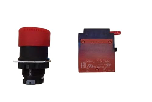 One new emergency stop button A22E-S-12