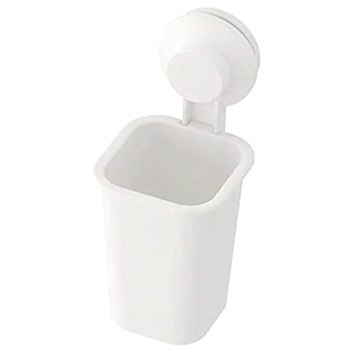 IKEA Tisken Toothbrush Holder with Suction Cup, White with TSS Co...