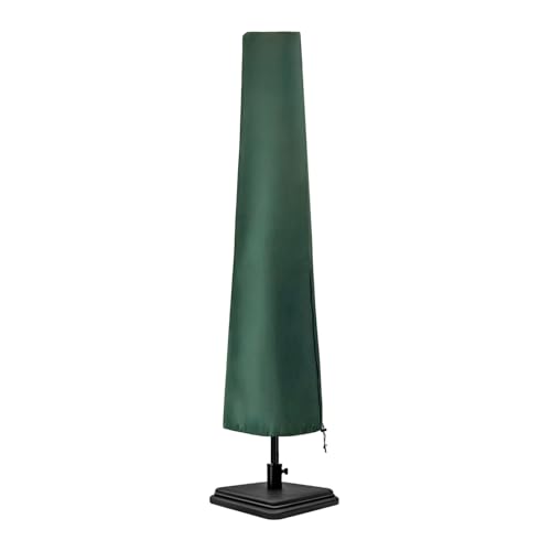 Parasol Covers Waterproof with Zipper (170 * 25 * 50 cm) - Parasol Covers Heavy Duty for Garden and Outdoor - Rip Proof, UV Protection and Weather Resistant Parasol Cover for Garden Umbrella - Green