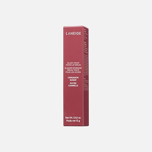 Image of Laneige Glaze Craze Tinted Lip Serum | Plumping, Nourishing Hydration with Polypeptide and Ceramides | Lip Balm for Dry & Chapped Lips |Ultra Glamorous Shiny Lips