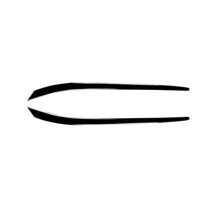 Sourcils de phares pour Mitsubishi Lancer Evo 2008-2014 en finition paupières noires