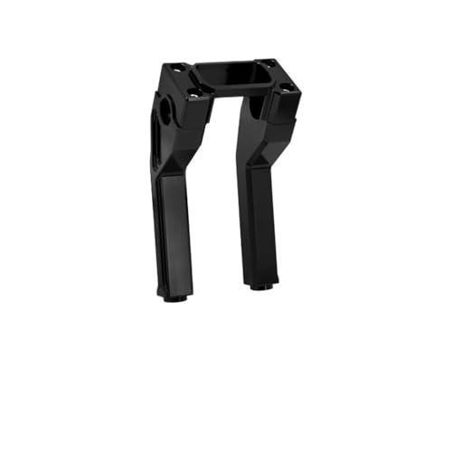 Pontets guidon réhausse pour Street Bob FXBB rehausseur de guidon custom noir